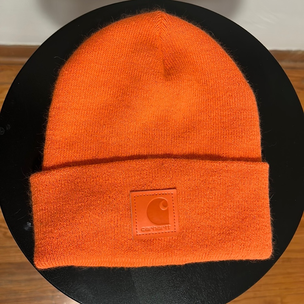 Carhartt Tonal Patch Orange Beanie